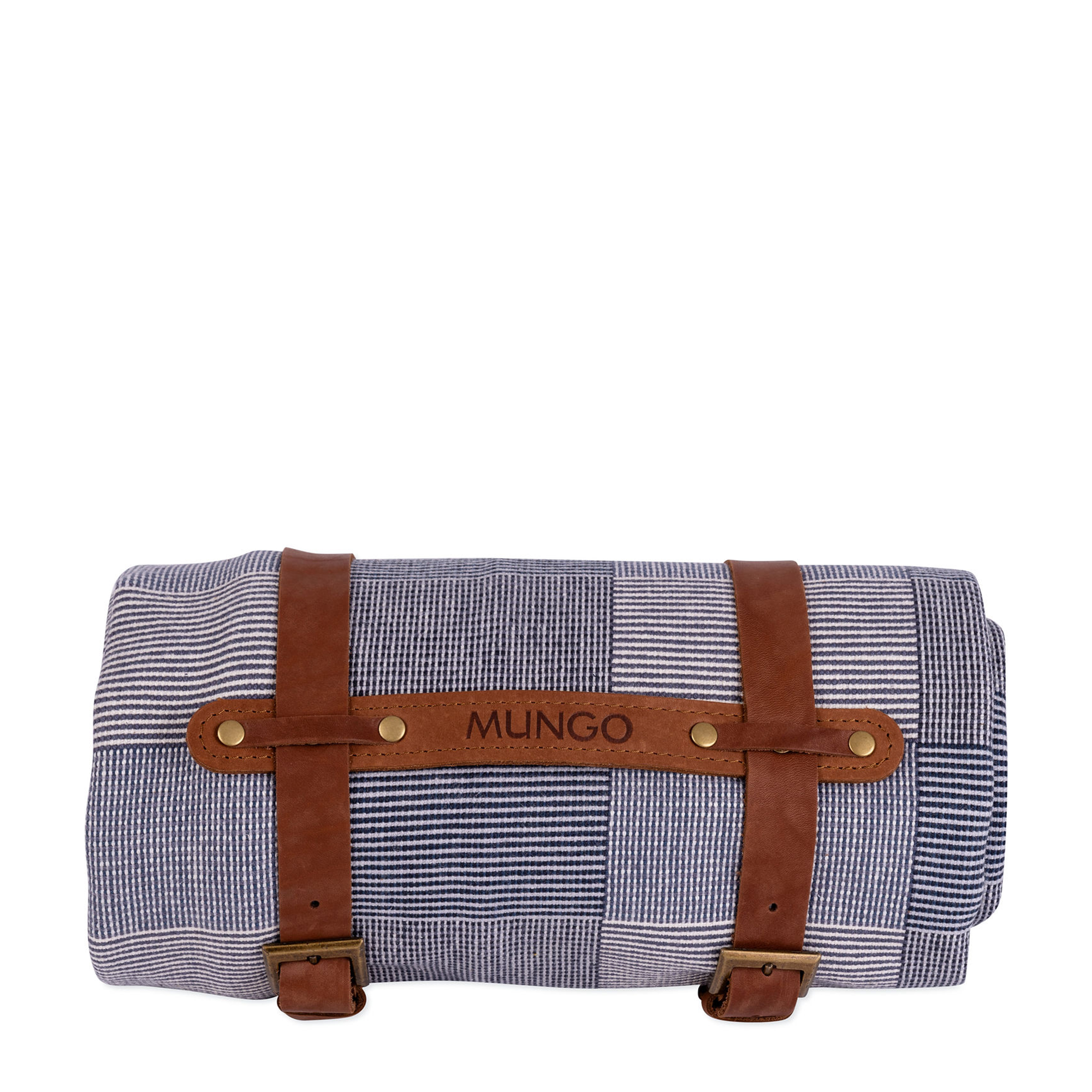 Picnic Blanket Cotton Rib Weave - Plum