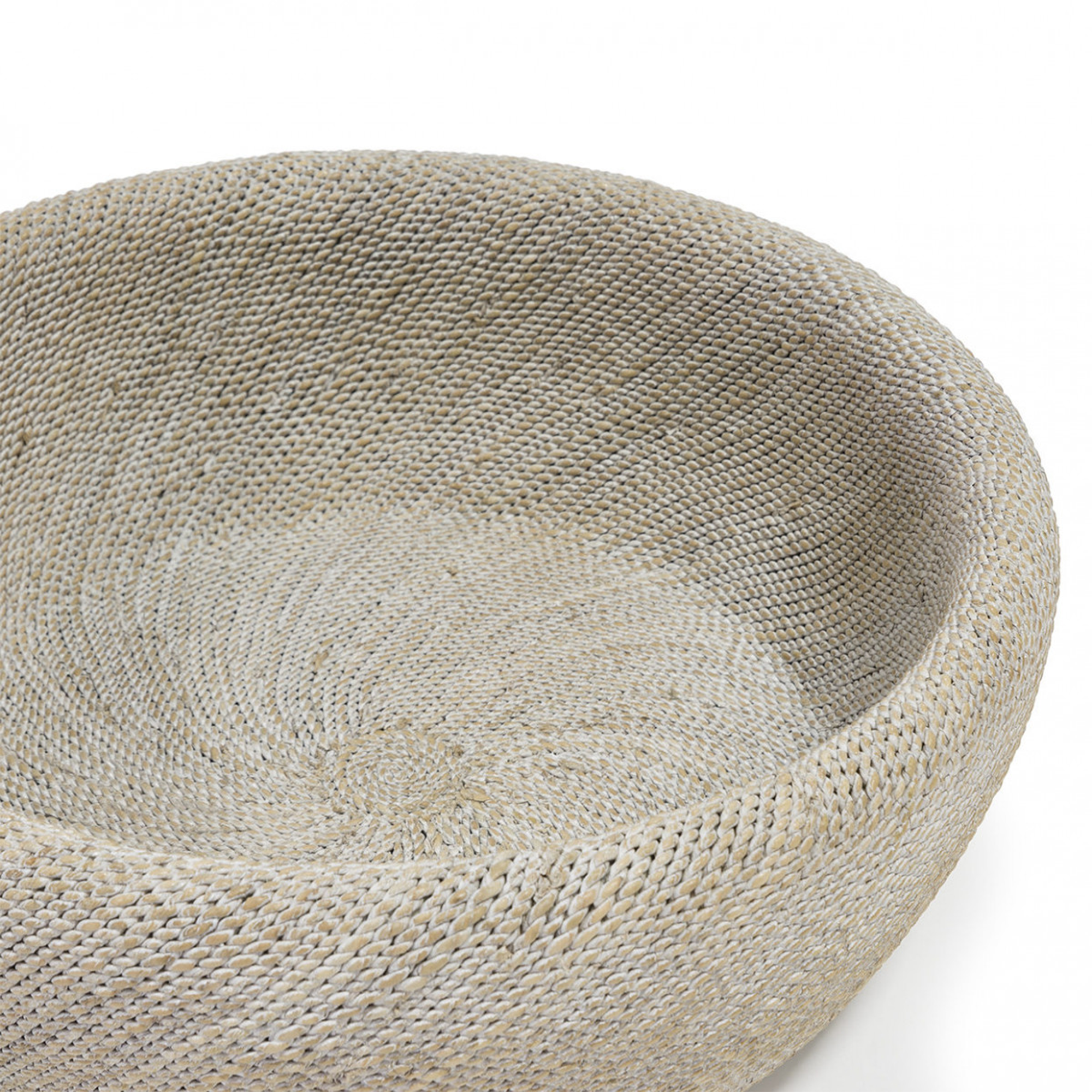 Nia Rope Bowl Large - White Sand