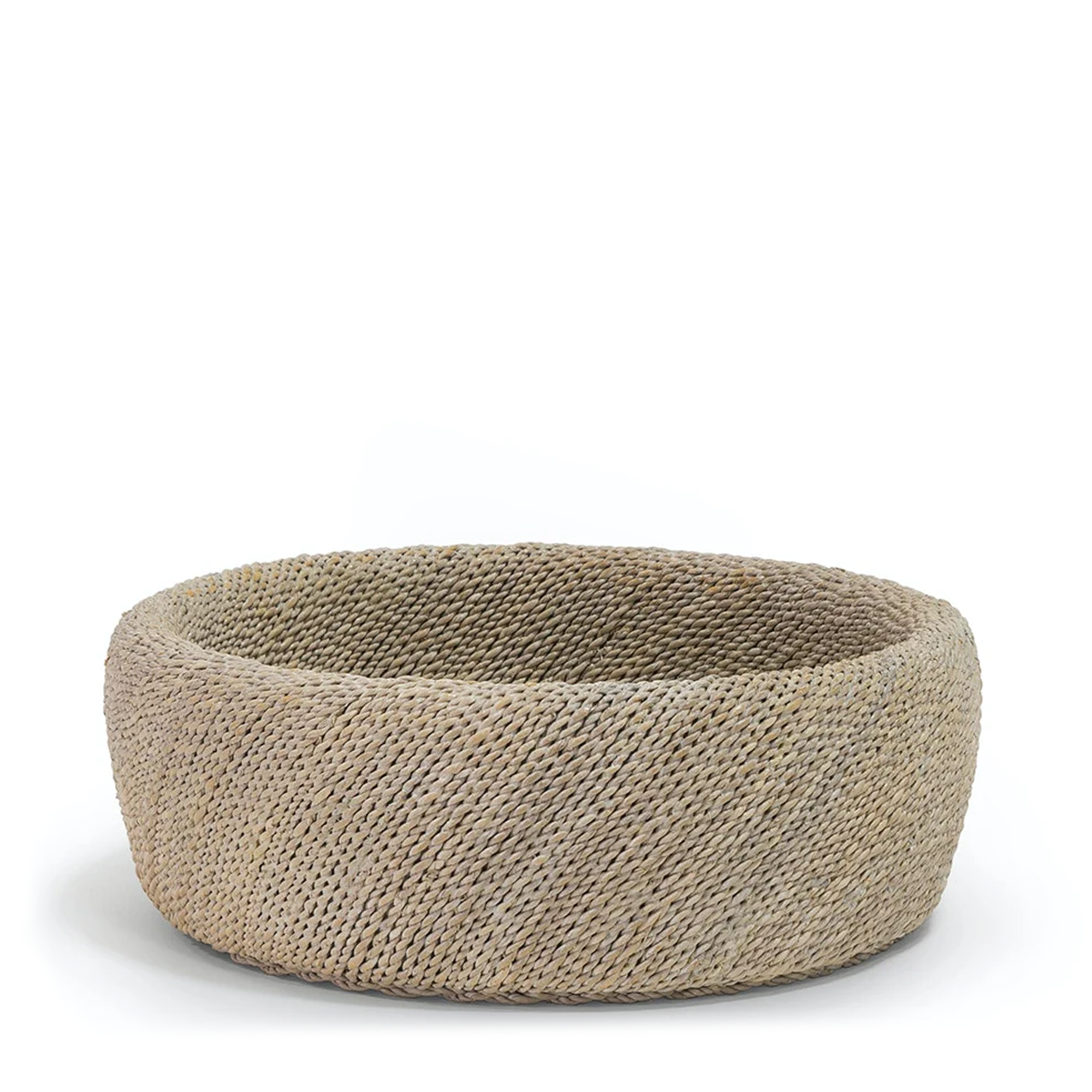 Nia Rope Bowl Small - White Sand