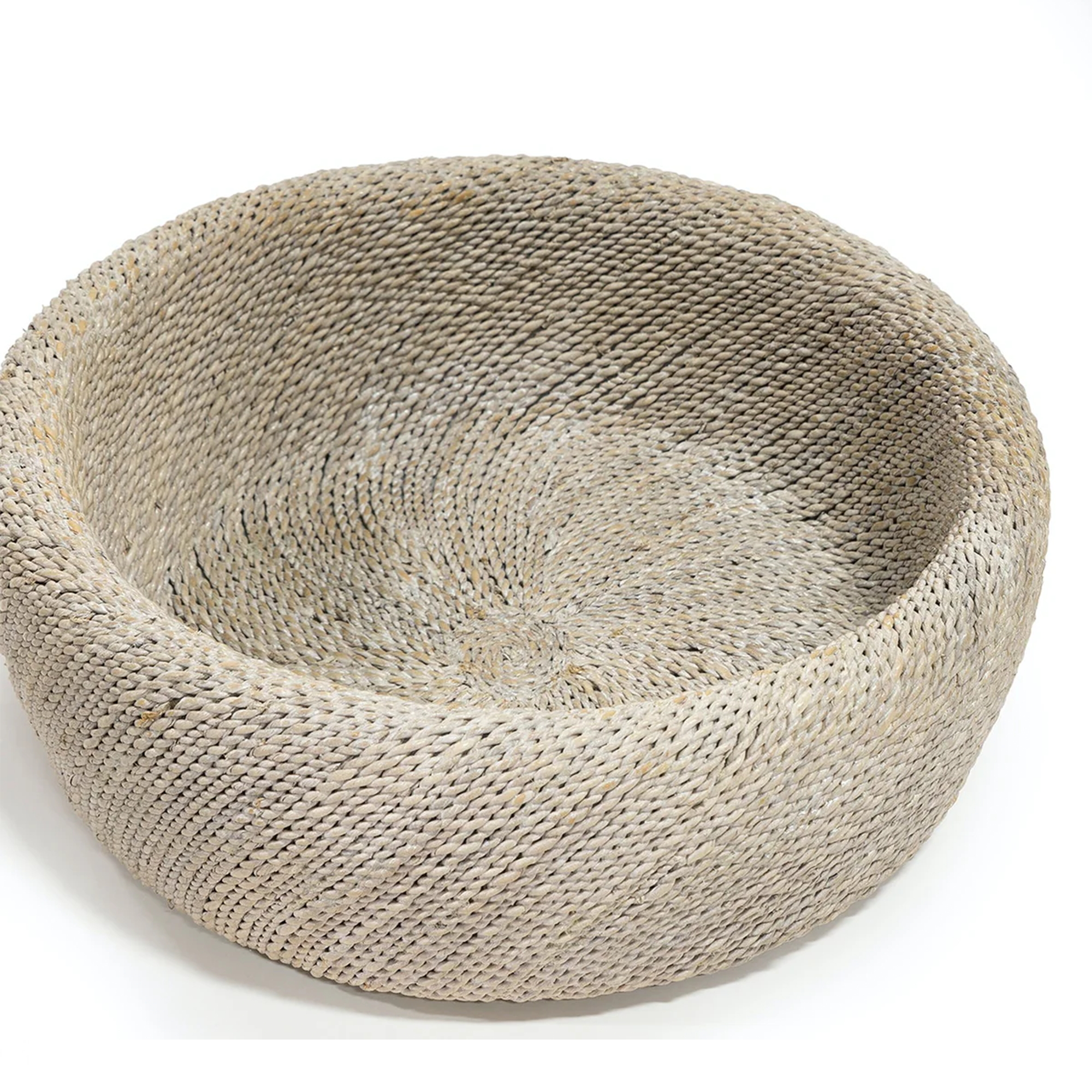 Nia Rope Bowl Small - White Sand
