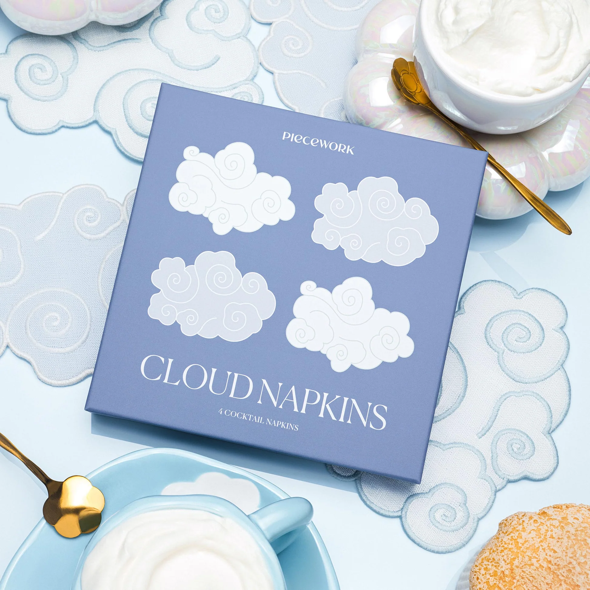 Cloud Cocktail Napkins