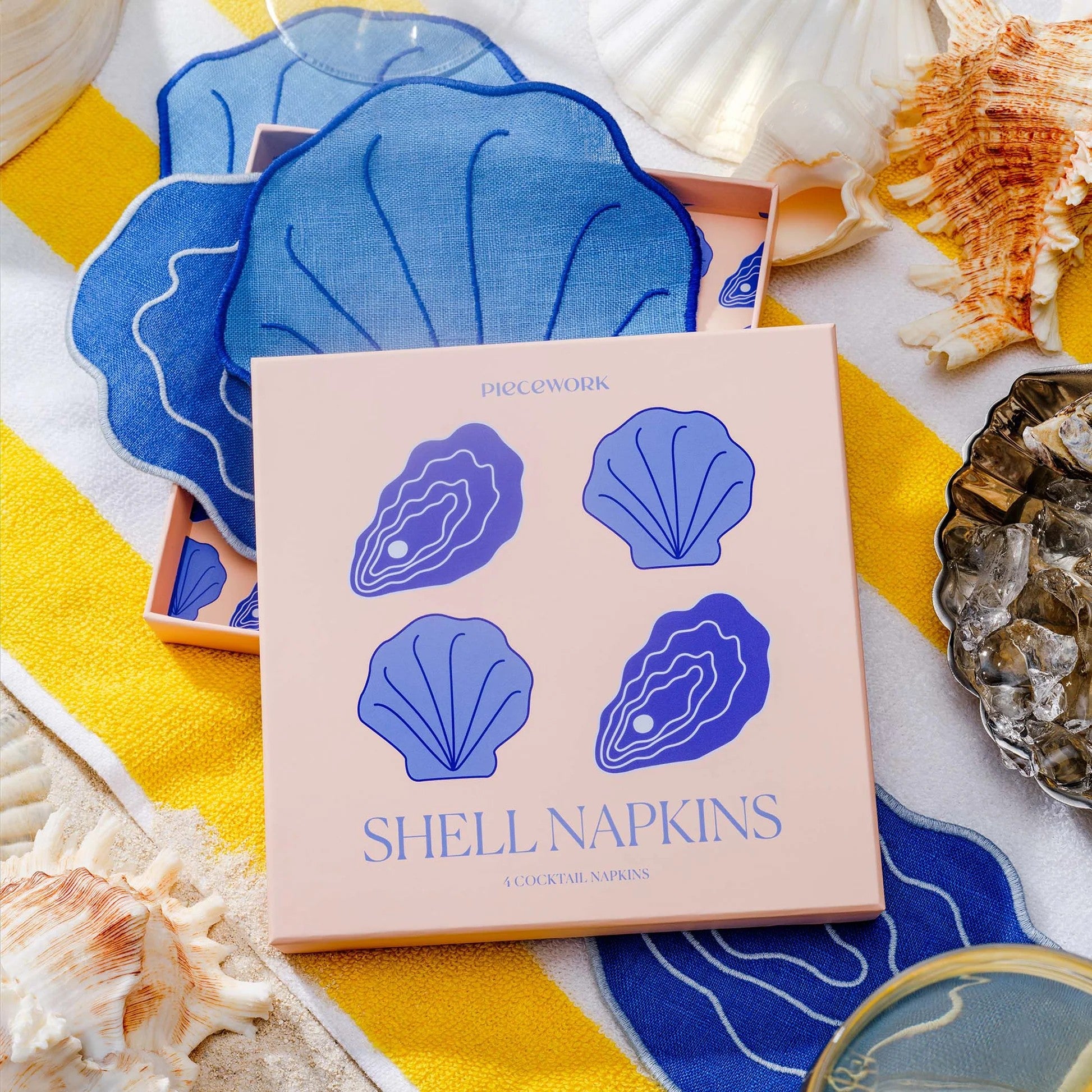 Shell Cocktail Napkins