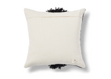 Puna Handwoven Pillow - Half Black