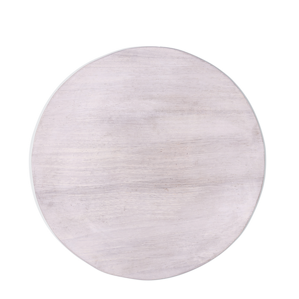 Circular Placemats - White Wood