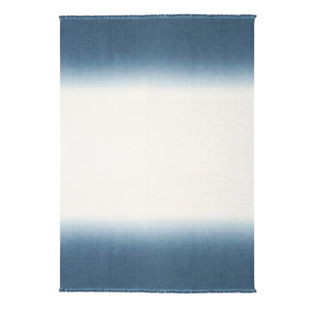 Ombré Alpaca Linen Throw Breakers Grayson De Vere