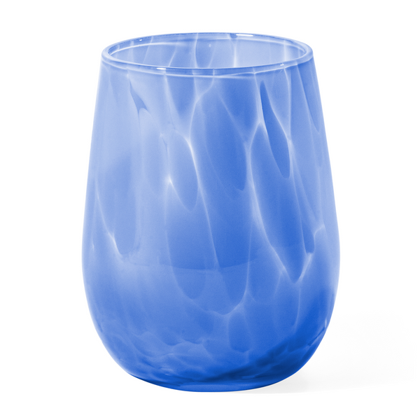 Fritsy Stemless Wine Glass - Marine Blue