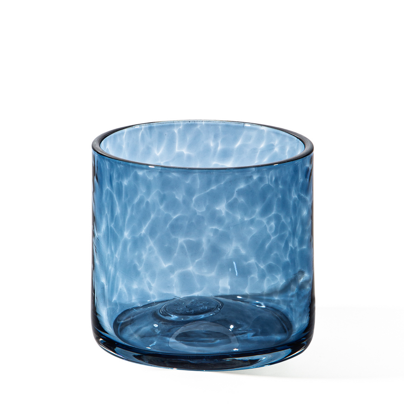 Sheer Whiskey Glass - Steel Blue