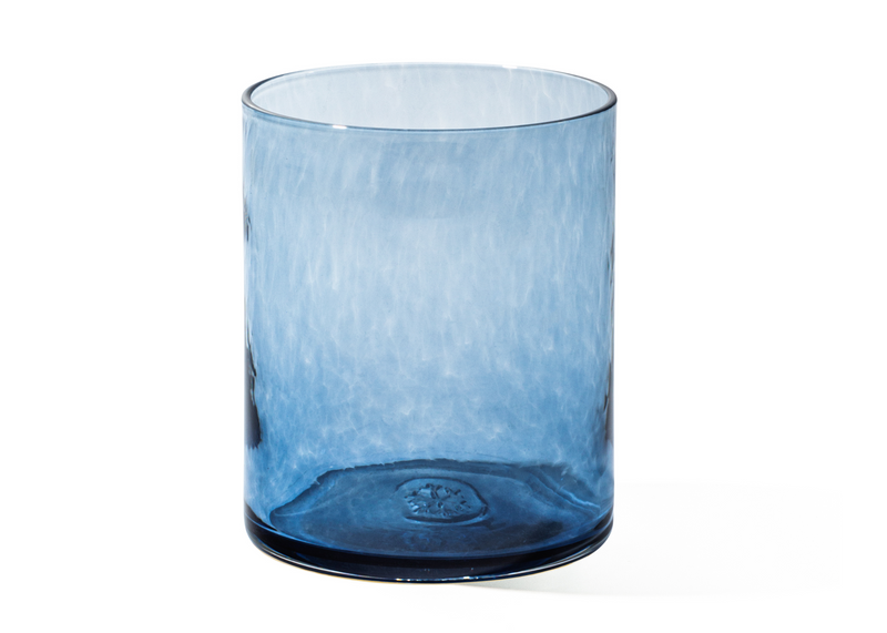 Sheer Drinking Glass - Steel Blue