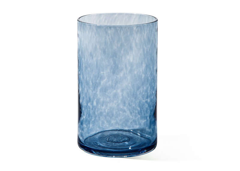 Sheer High Ball Glass - Steel Blue