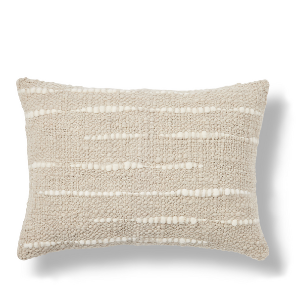 Espuma Lumbar Pillow - Grey + Ivory