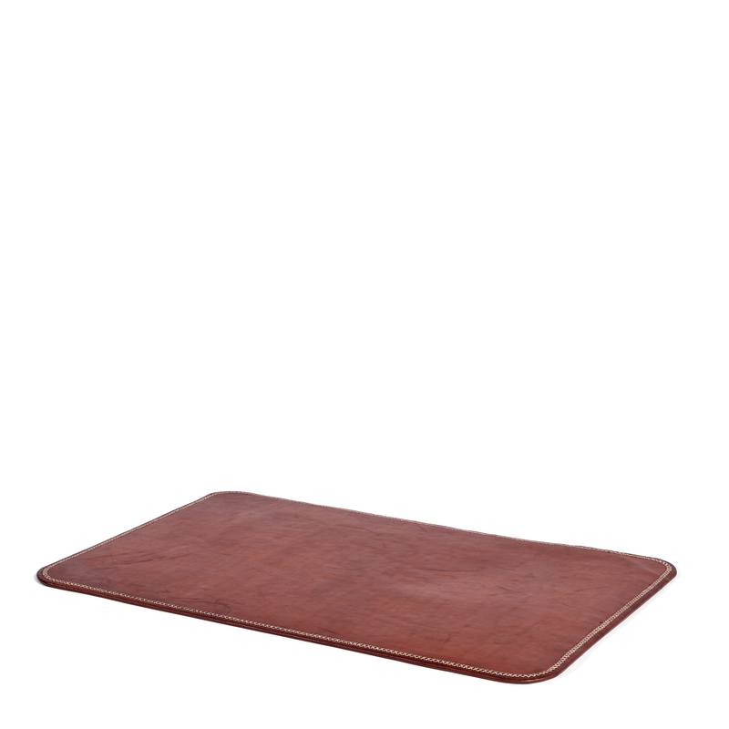 Leather Desk Blotter - Brown