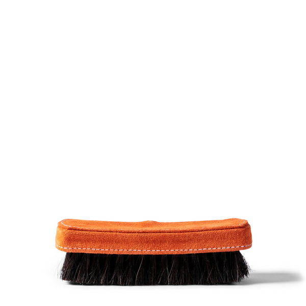 Suede Shoe Brush - Orange