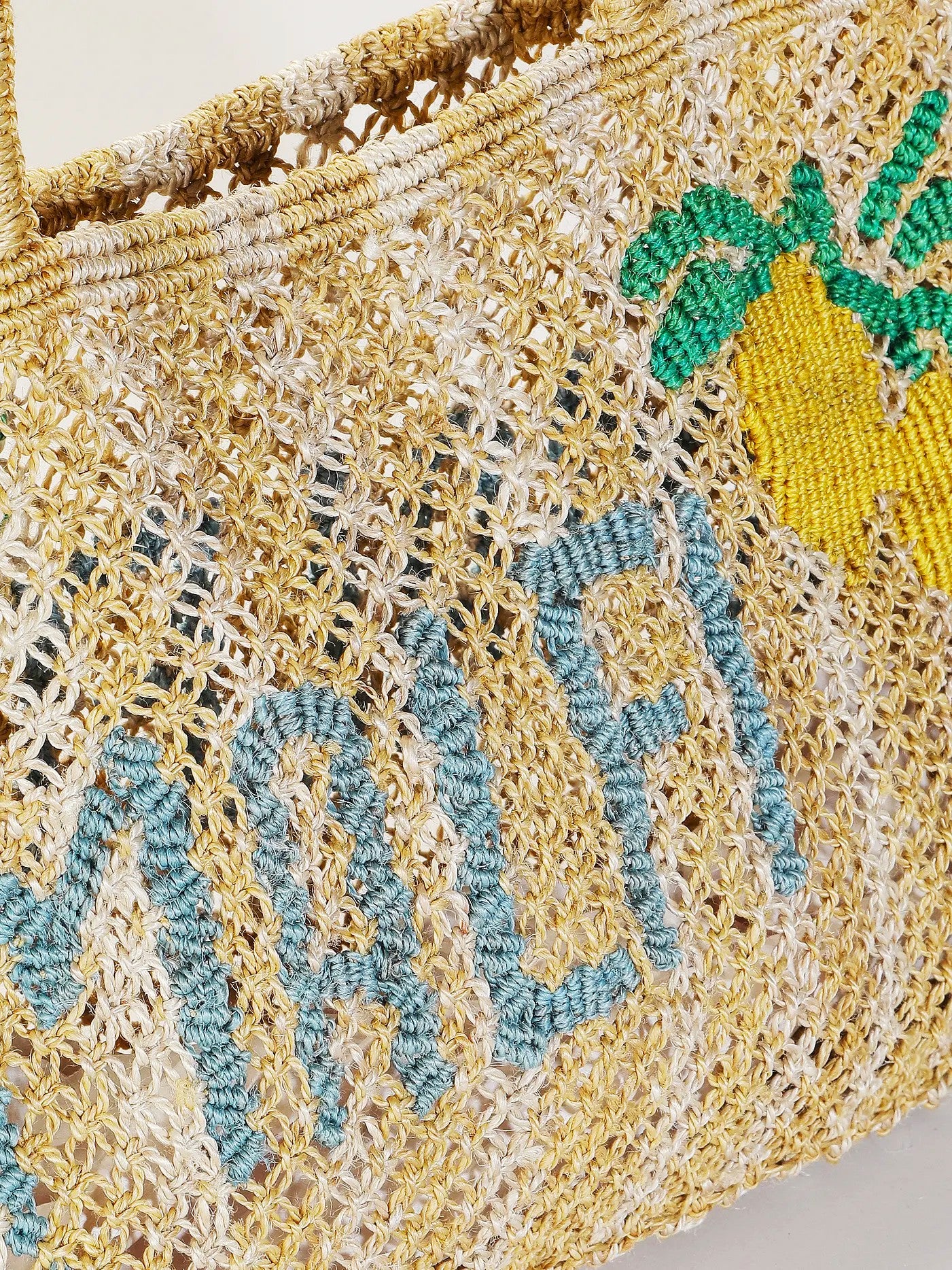 Amalfi Stripe Tote - Small Natural