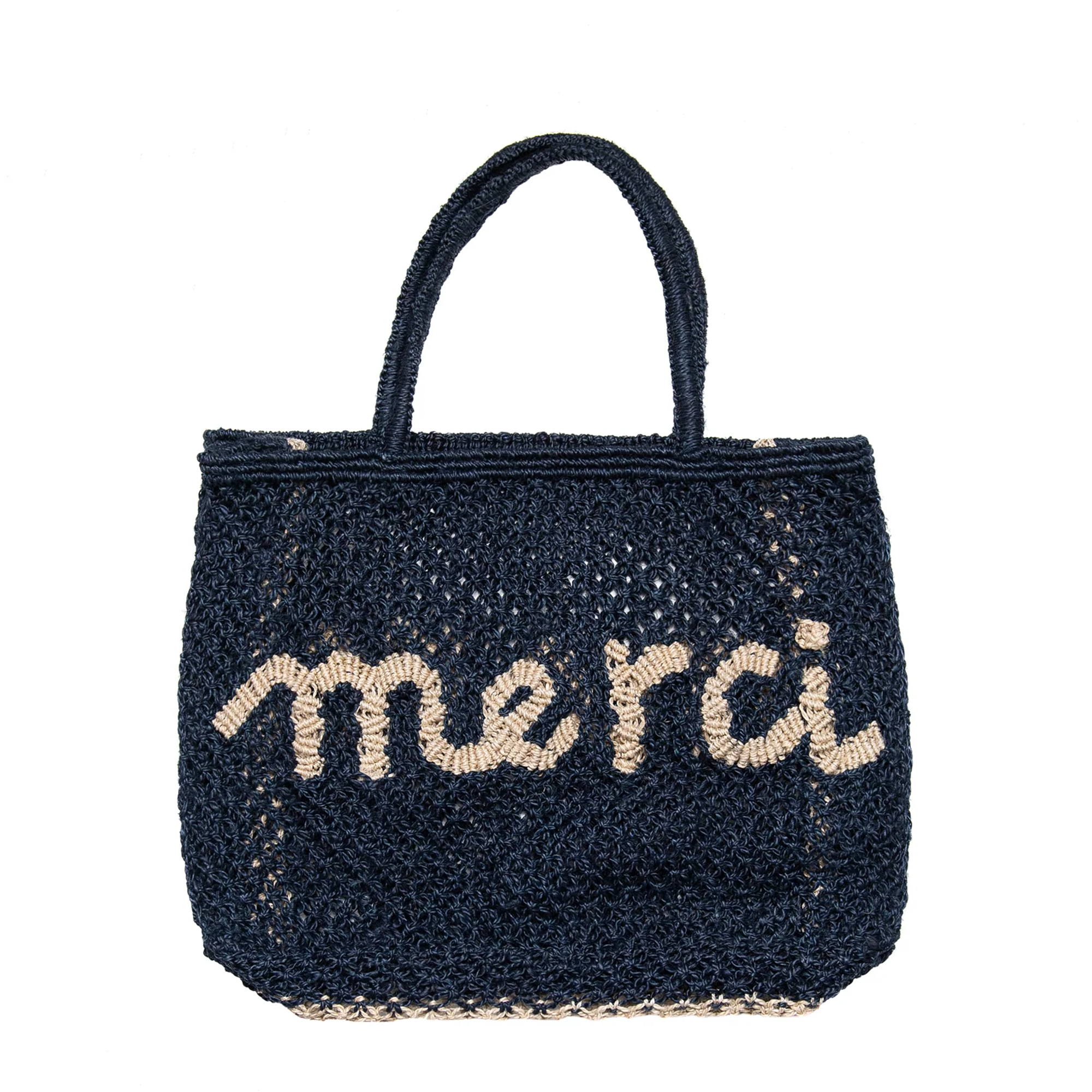 Merci Tote - Small Dark Navy