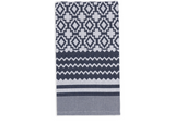 Penta Tea Towel - Geometric Indigo