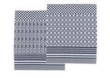 Penta Tea Towel - Geometric Indigo