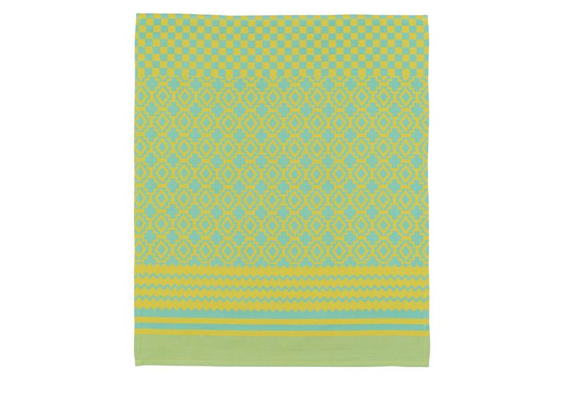 Penta Tea Towel - Geometric Lemon