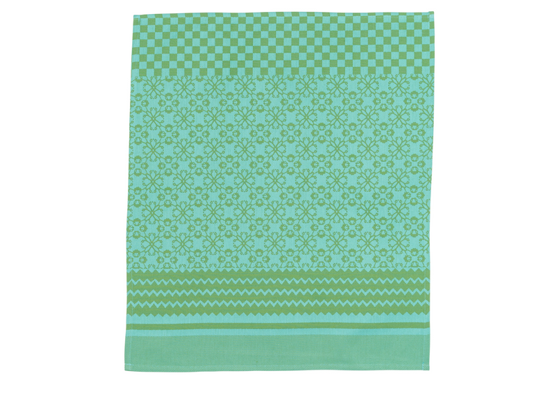 Penta Tea Towel - Floral Lime