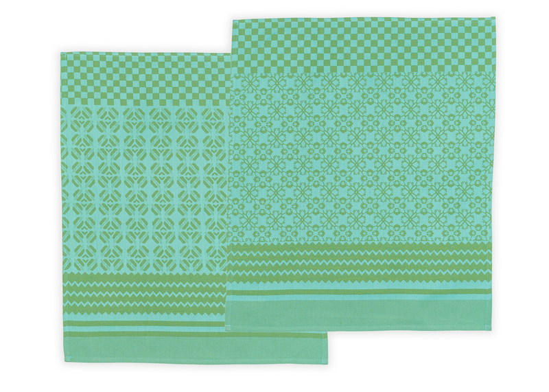 Penta Tea Towel - Floral Lime