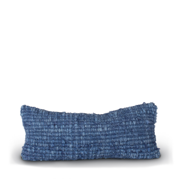 Makun Texturized Lumbar Pillow - Blue