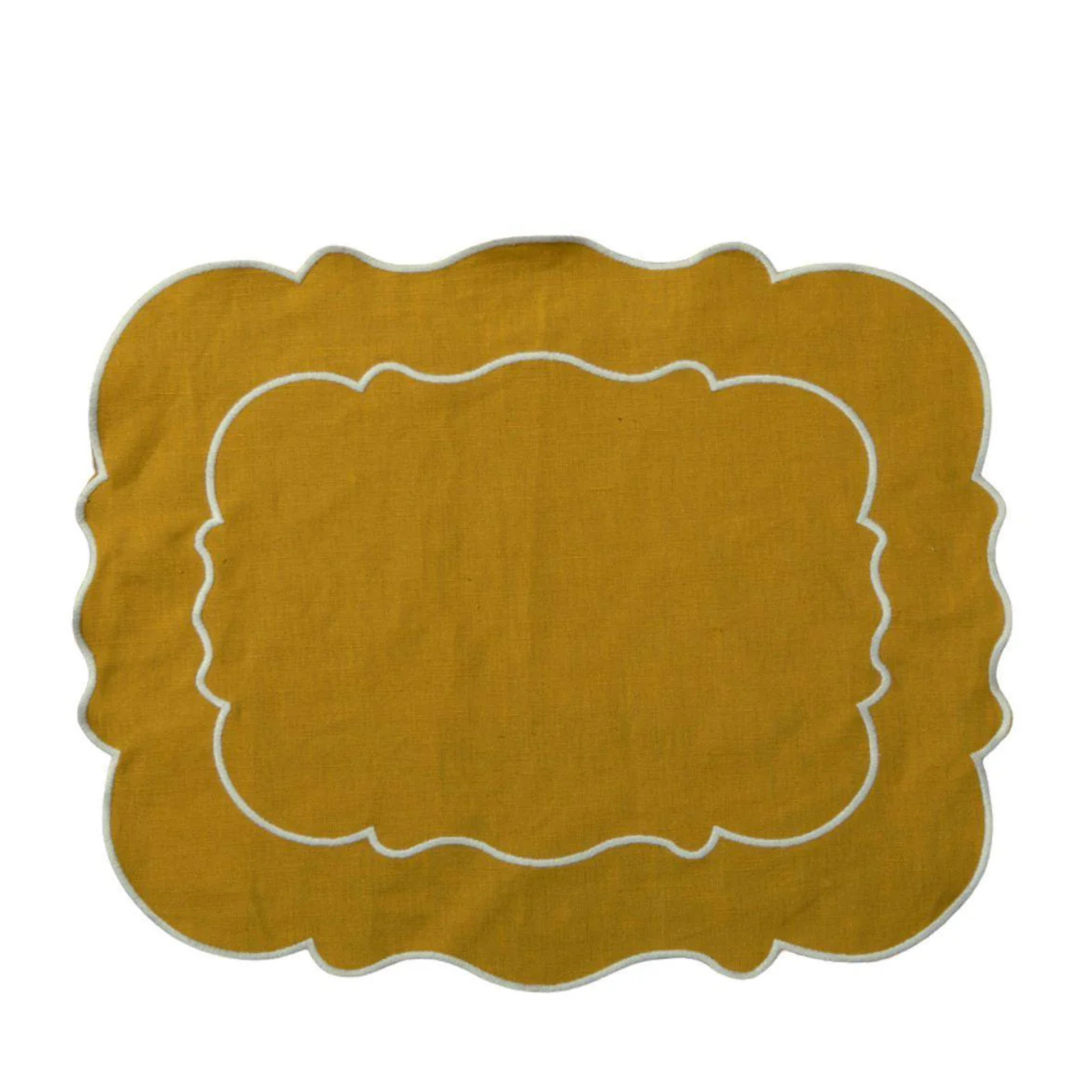 Placemat - Mustard Stain Linen
