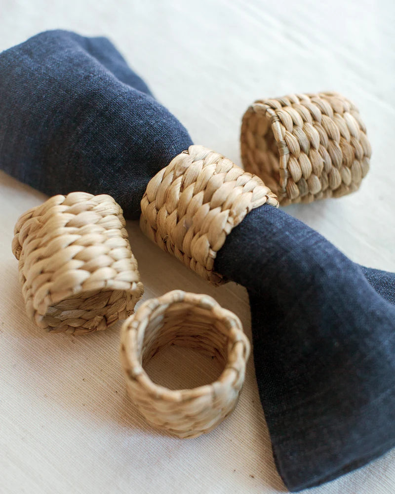 Water Hyacinth Napkin Rings