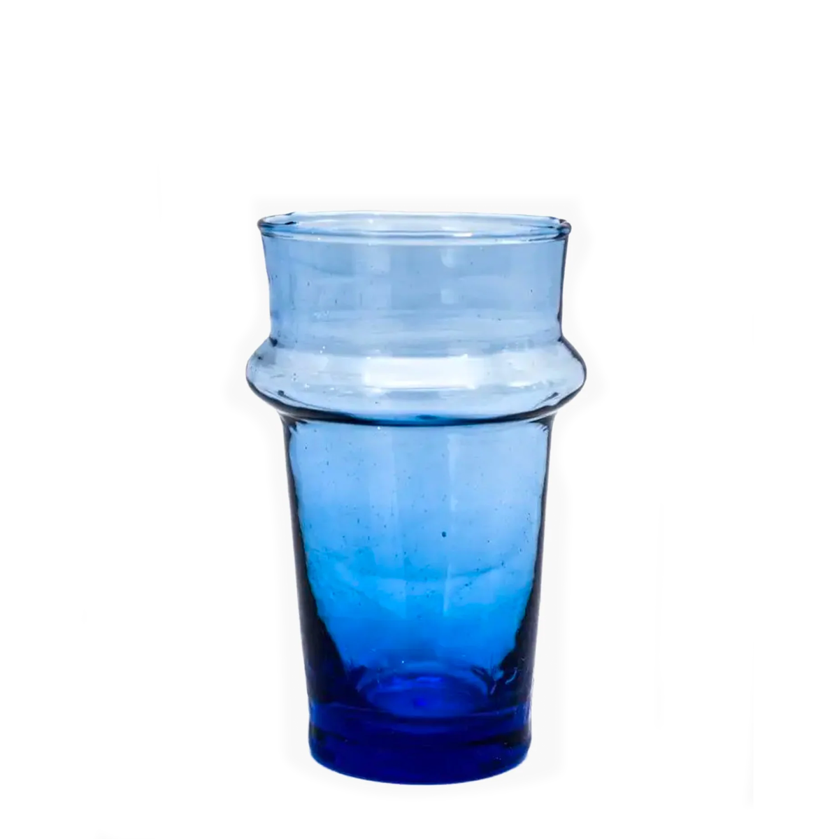 Moroccan Beldi Glassware - Blue