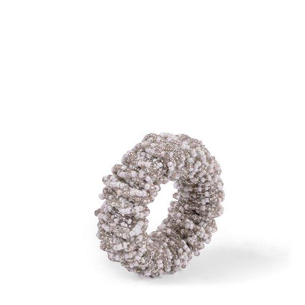 Sparkle Napkin Ring - White
