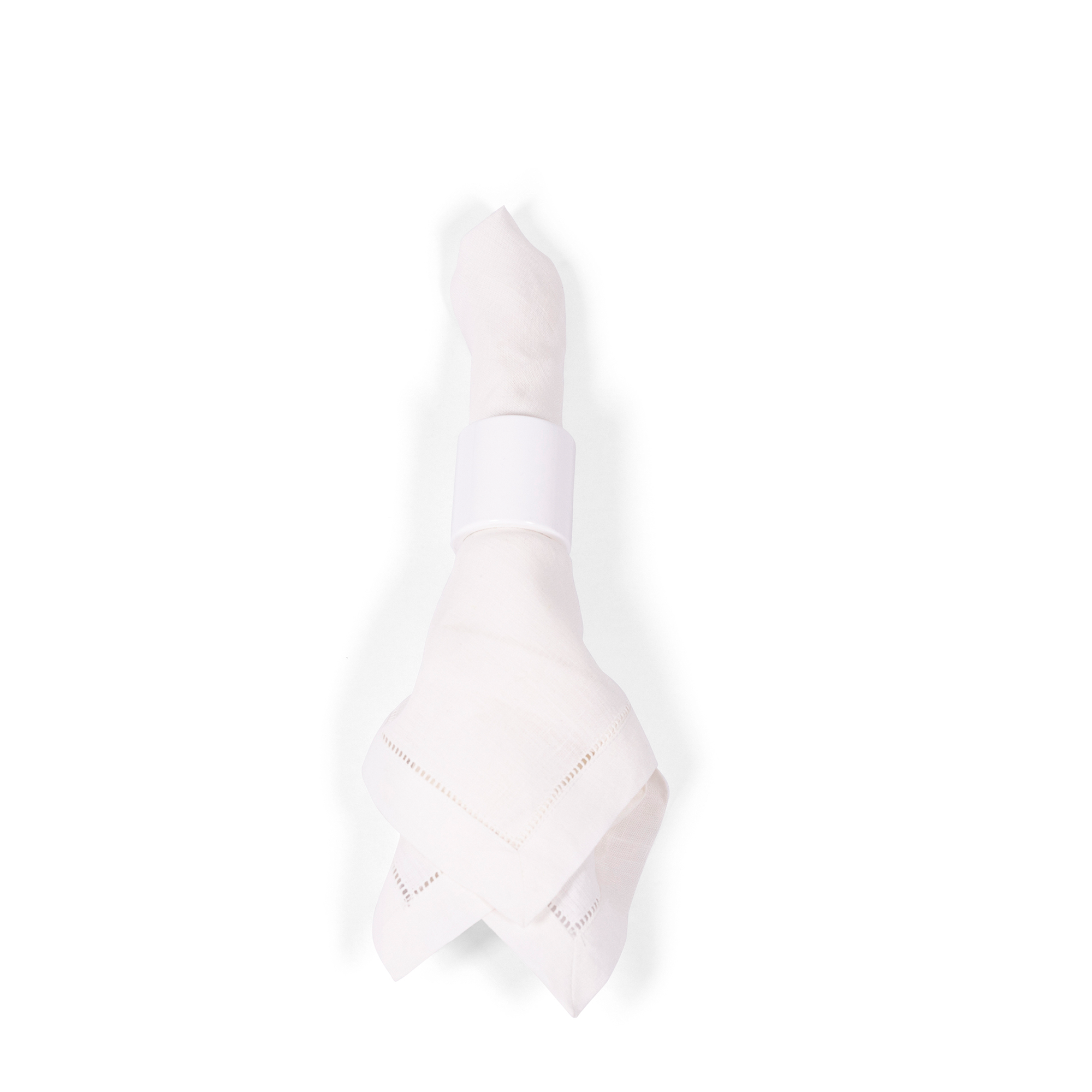 Lacquer Napkin Ring - White