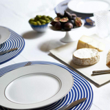 Lacquer Placemat - Navy + White