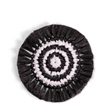 Woven Fringe Coasters - Black + White