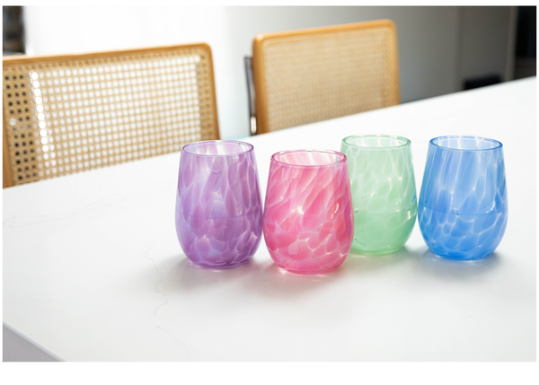 Fritsy Stemless Wine Glass - Lime