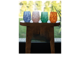 Fritsy Stemless Wine Glass - Turquoise