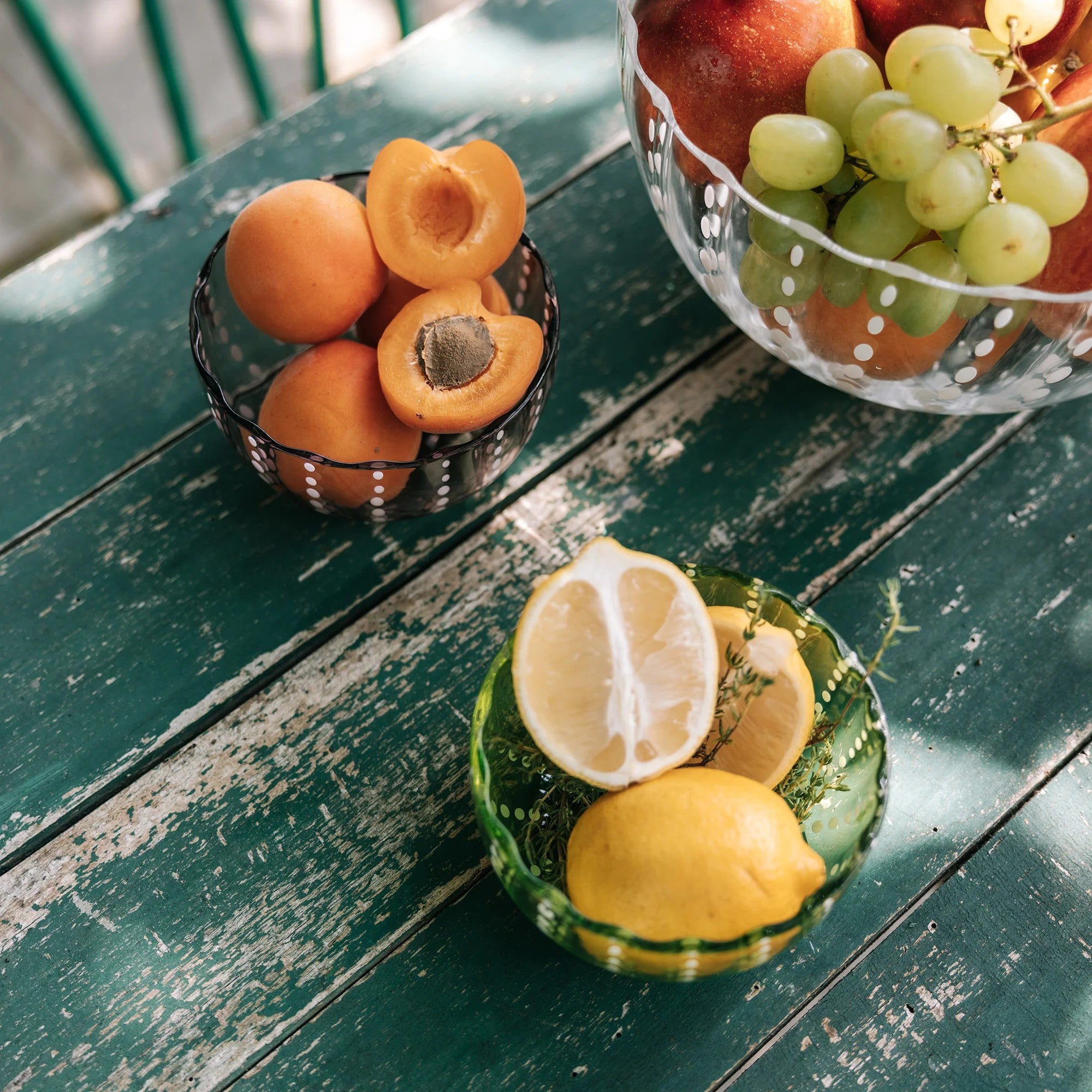 Perle Small Bowl - Apple Green