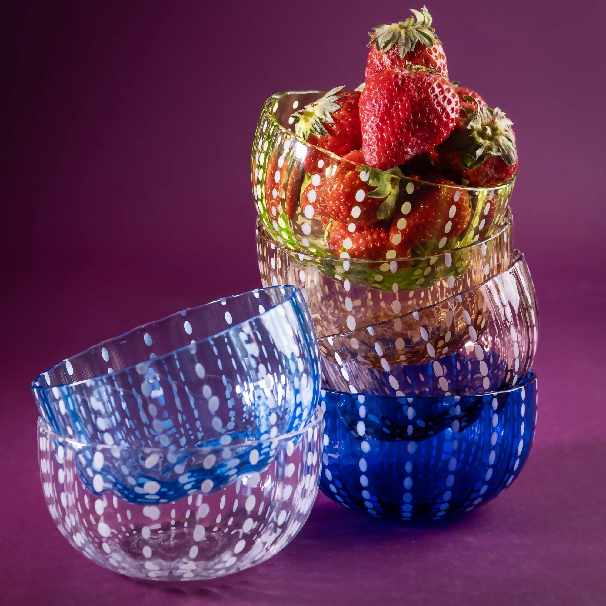 Perle Small Bowl - Aquamarine