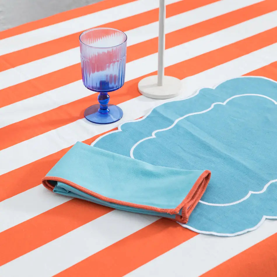 Placemat Stain Linen - Sky Blue