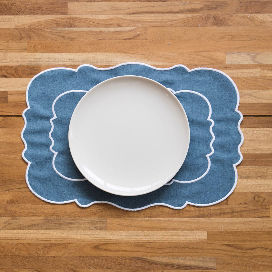 Placemat - Prussian Blue Stain Linen