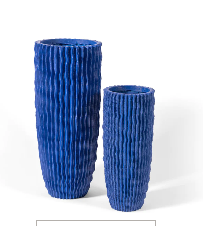 Cactus Vase - Cobalt