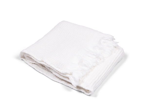Ella Bath Towel - White