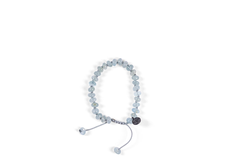 Aquamarine Smooth Bracelet - 8mm