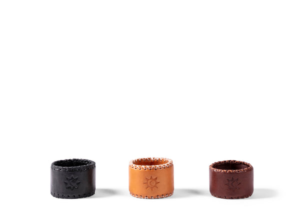 Leather Napkin Ring - Natural