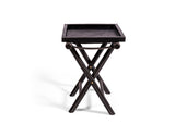 Leather Luggage Rack - Black