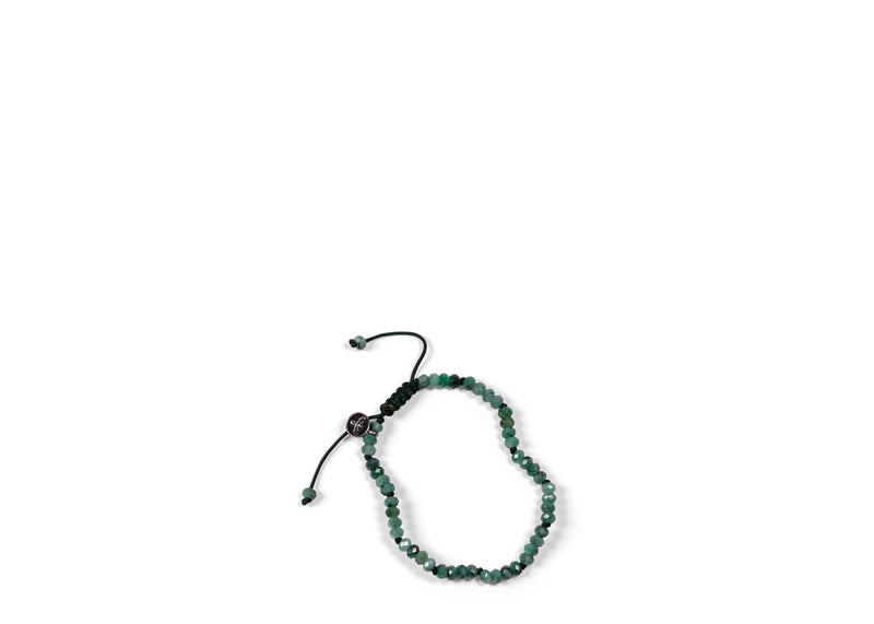 Emerald Faceted Bracelet - 4mm