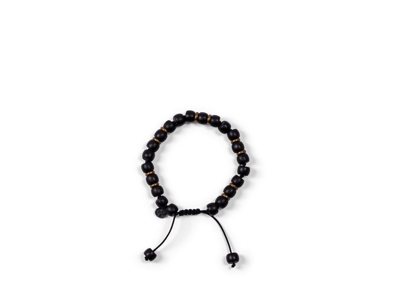 Onyx + Brass Bracelet