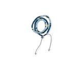 Apatite, Turquoise, Aquamarine + Chrysocolla Wrap Bracelet