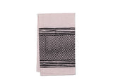  A chic and functional addition to your kitchen and table, the black chevron tea towel combines style and practicality.