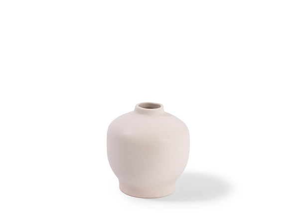 Ceramic Blossom Vase - Matte White
