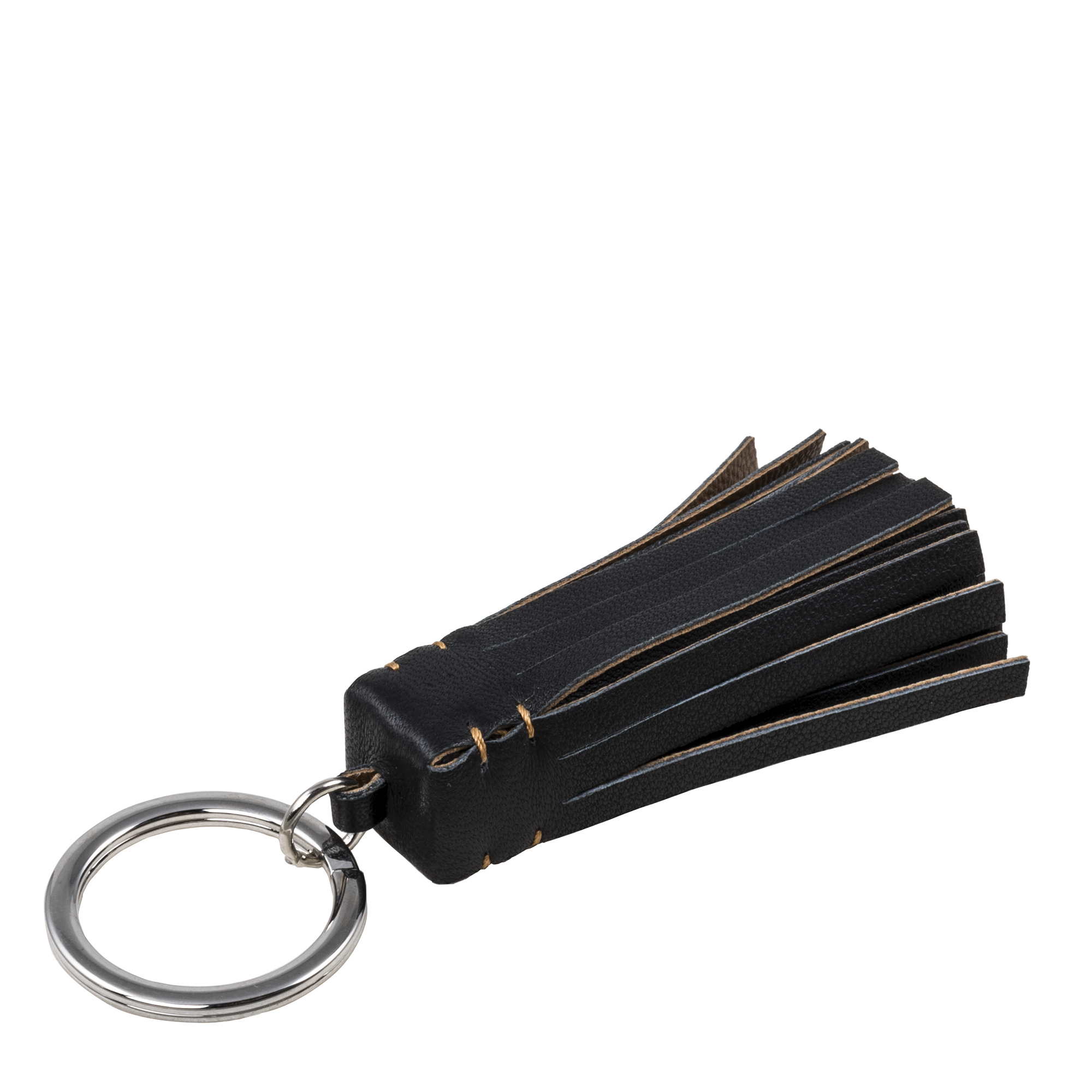 Medusa Keyring - Nappa Black