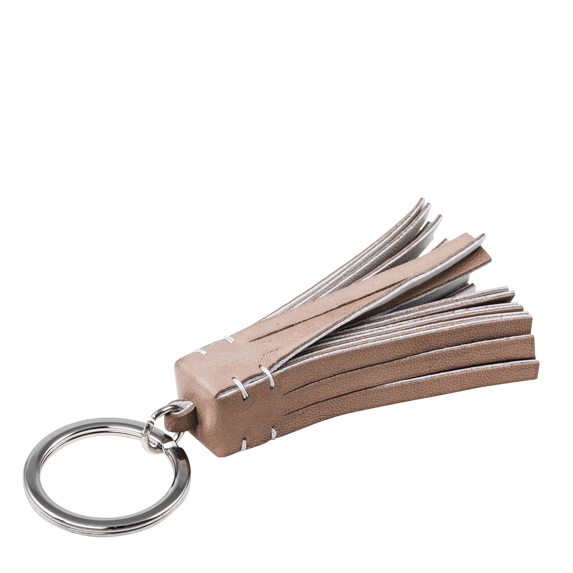 Medusa Keyring - Nappa Nude
