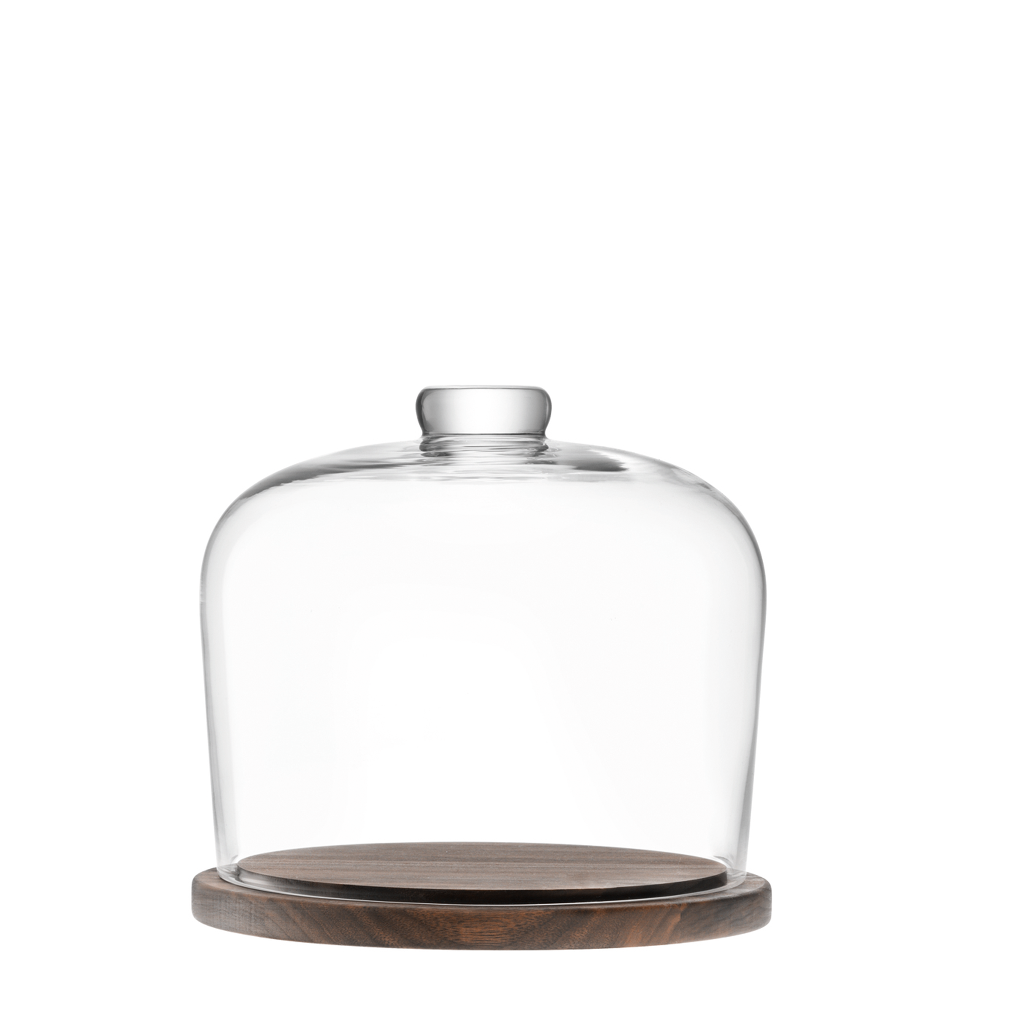 City Dome + Walnut Base - Medium